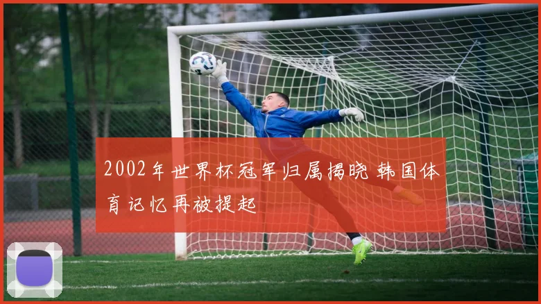 2002年世界杯冠军归属揭晓 韩国体育记忆再被提起