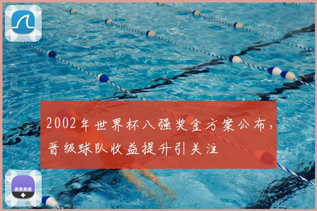 2002年世界杯八强奖金方案公布，晋级球队收益提升引关注