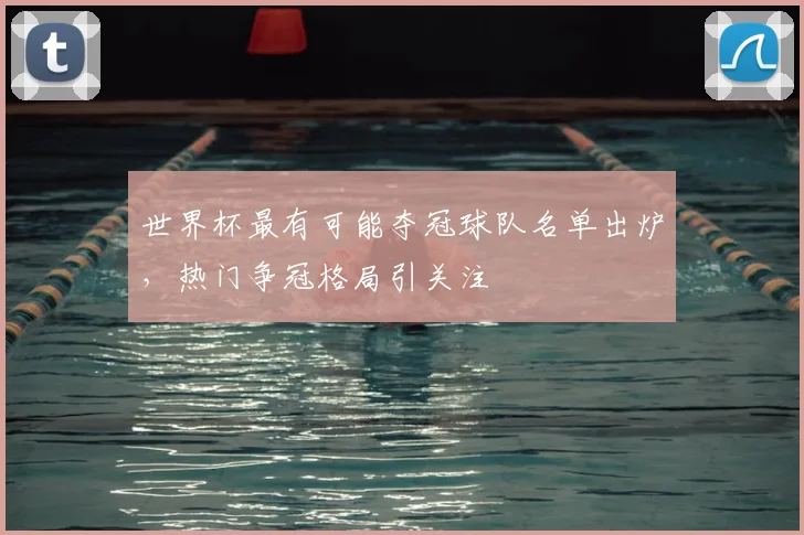 世界杯最有可能夺冠球队名单出炉,热门争冠格局引关注