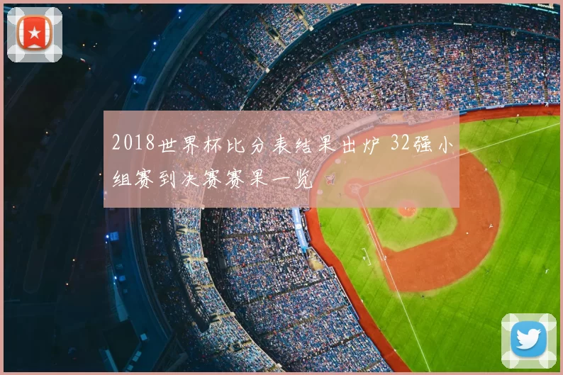2018世界杯比分表结果出炉 32强小组赛到决赛赛果一览